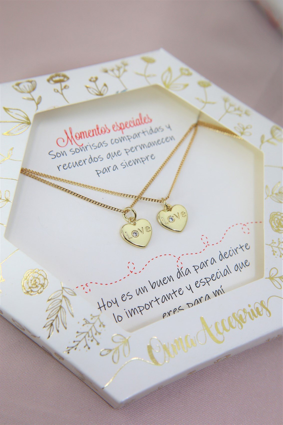 COLLARES PAR CORAZONES