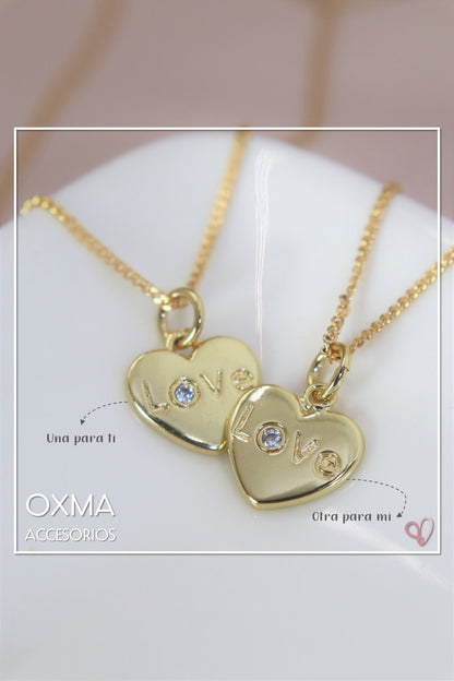 COLLARES PAR CORAZONES