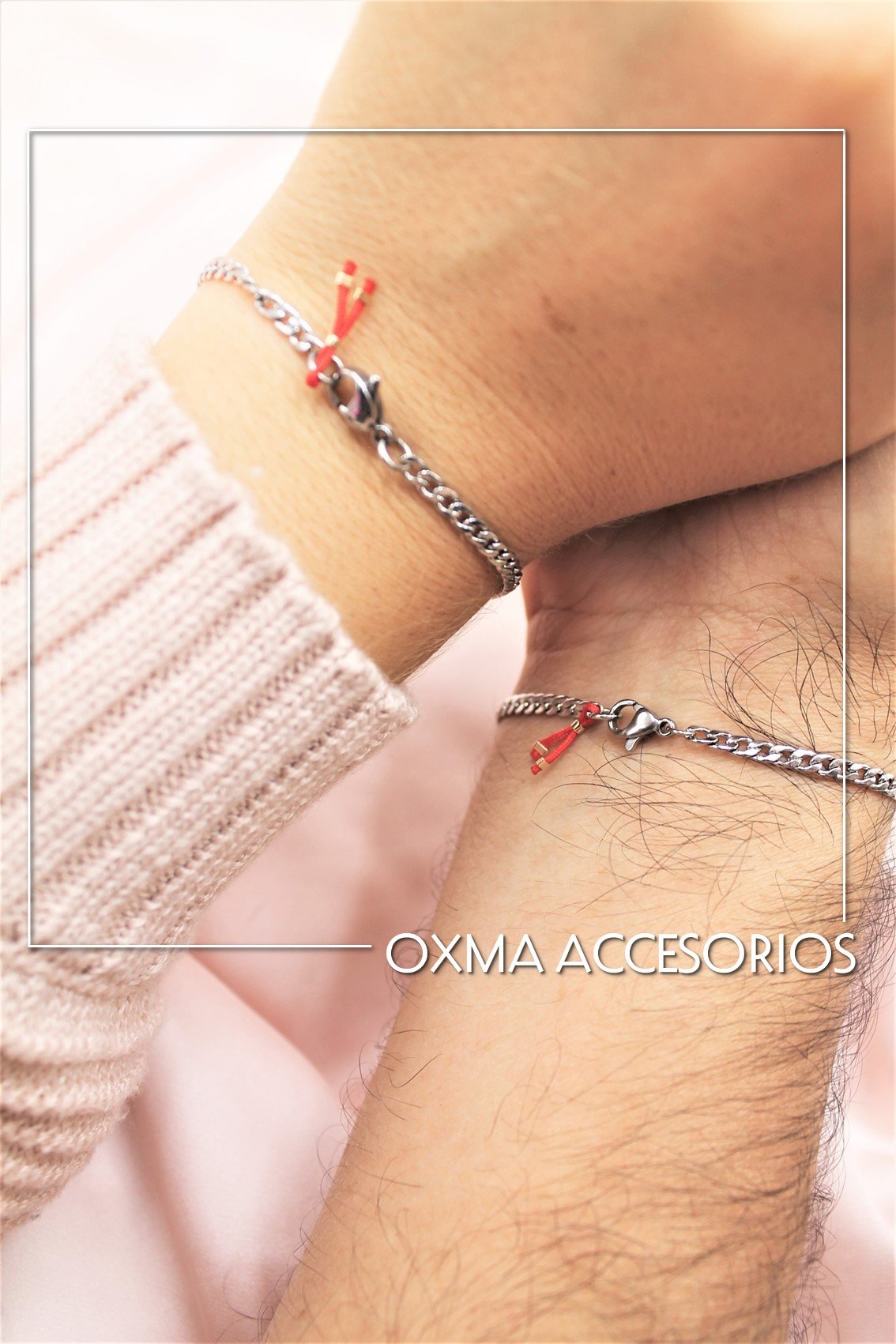 pulsera pareja-siempre contigo 15 cm (dorada)