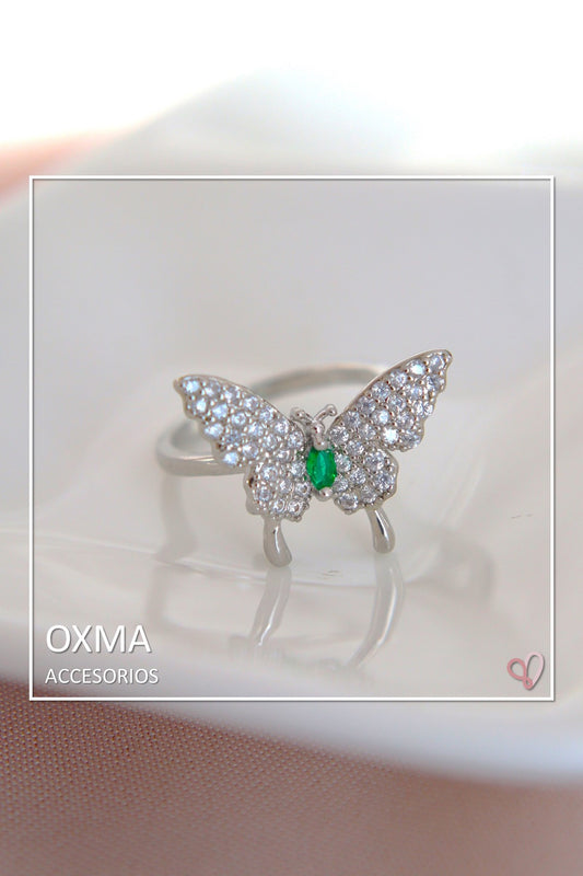 ANILLO MARIPOSA PLATEADO